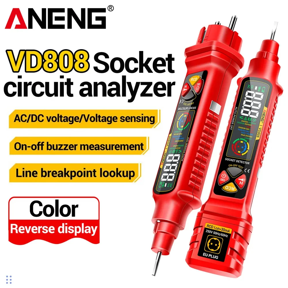 Circuit Breaker Finder - Анализатор цепей ANENG VD808: тестер розеток