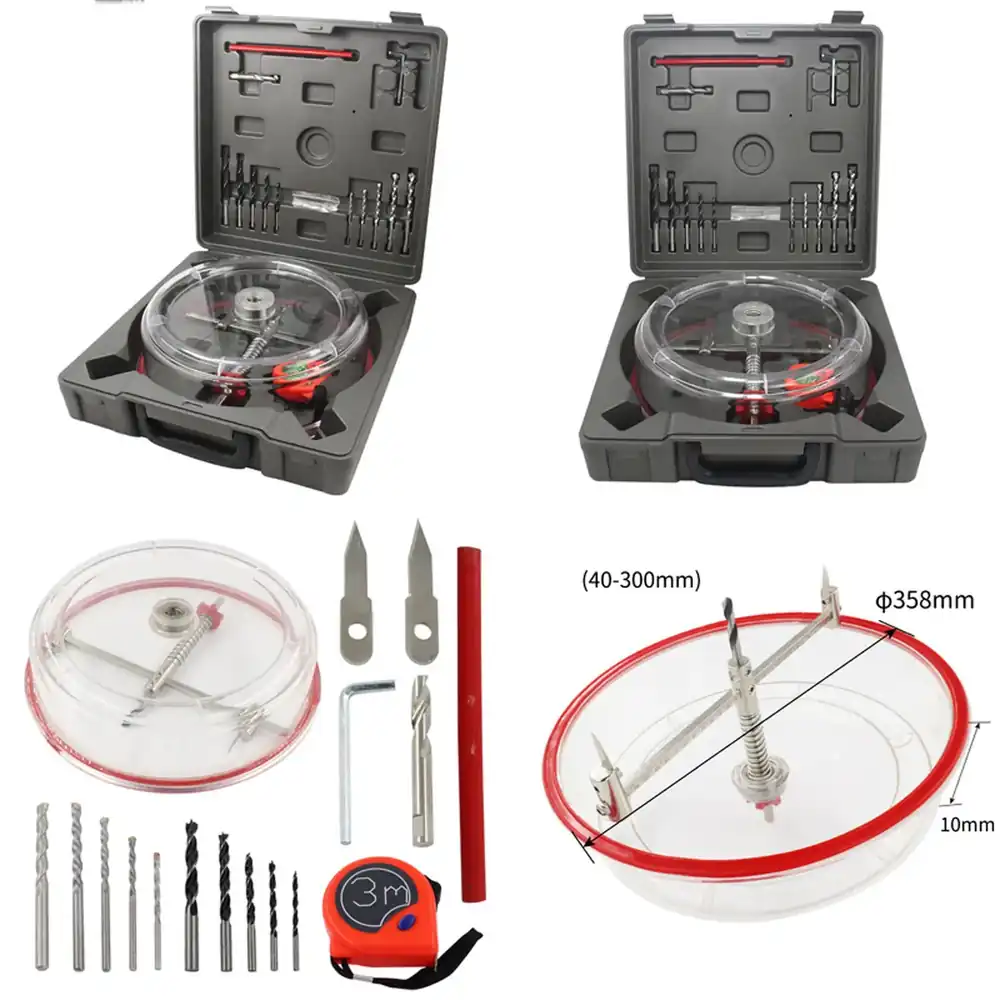 Drill Bit Set - Набор регулируемых коронок-фрез для сверления отверстий,