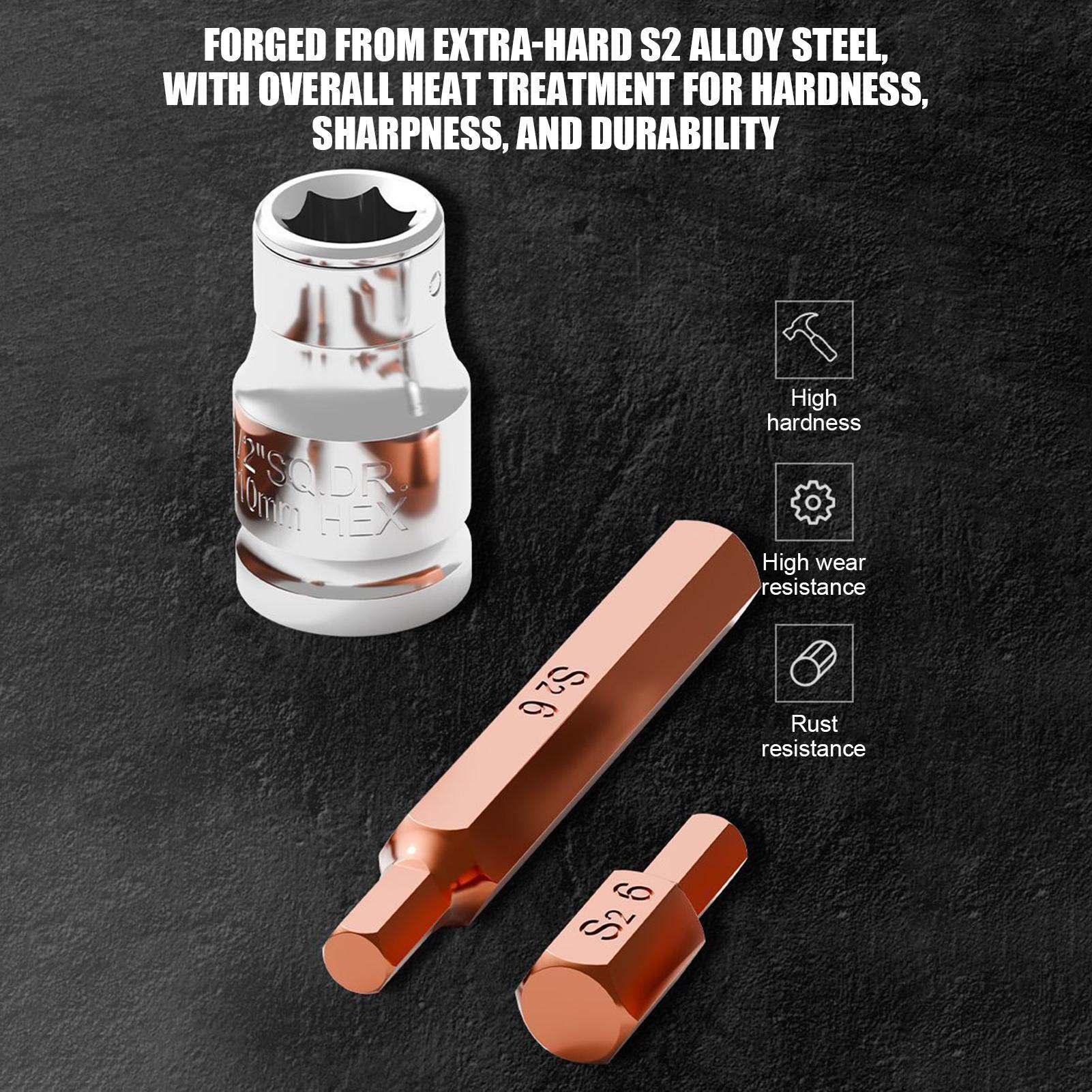 Drill Bit Set - Набор магнитных сверл для металла, 15