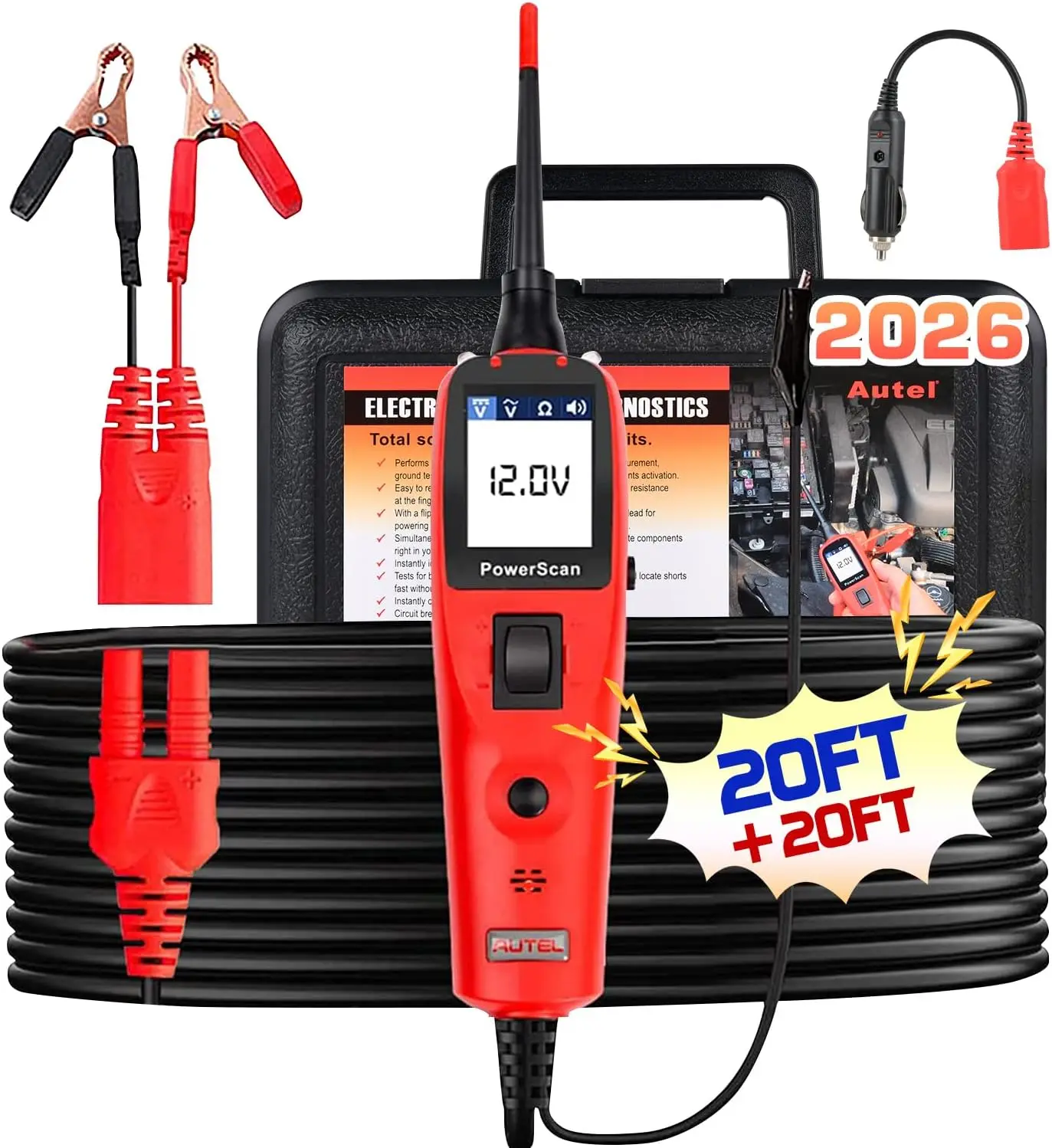 Circuit Breaker Finder - Автомобильный тестер цепей PowerScan, инструмент для