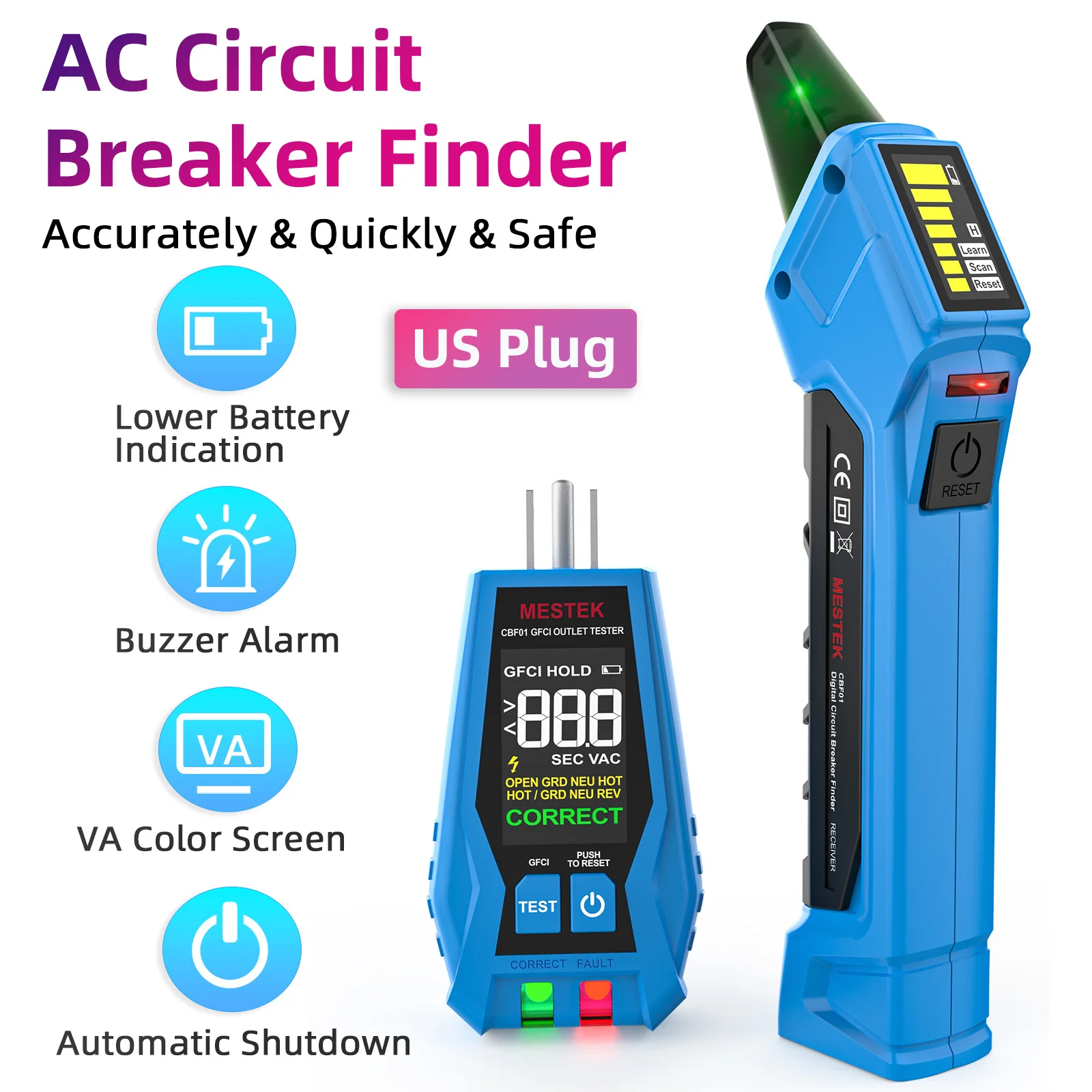 Circuit Breaker Finder - Тестер-искатель автоматических выключателей и утечек тока