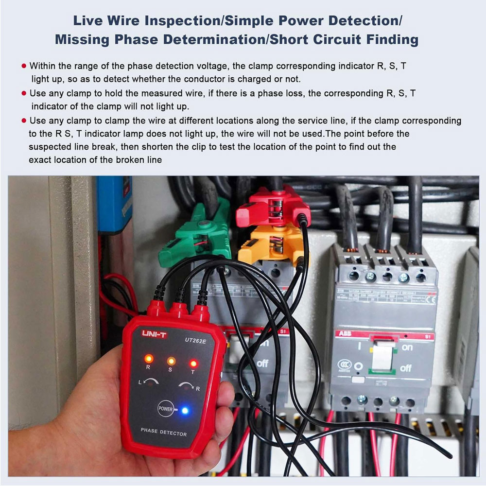 UNI-T UT262E Бесконтактный тре – обзор и цена Circuit Breaker Finder