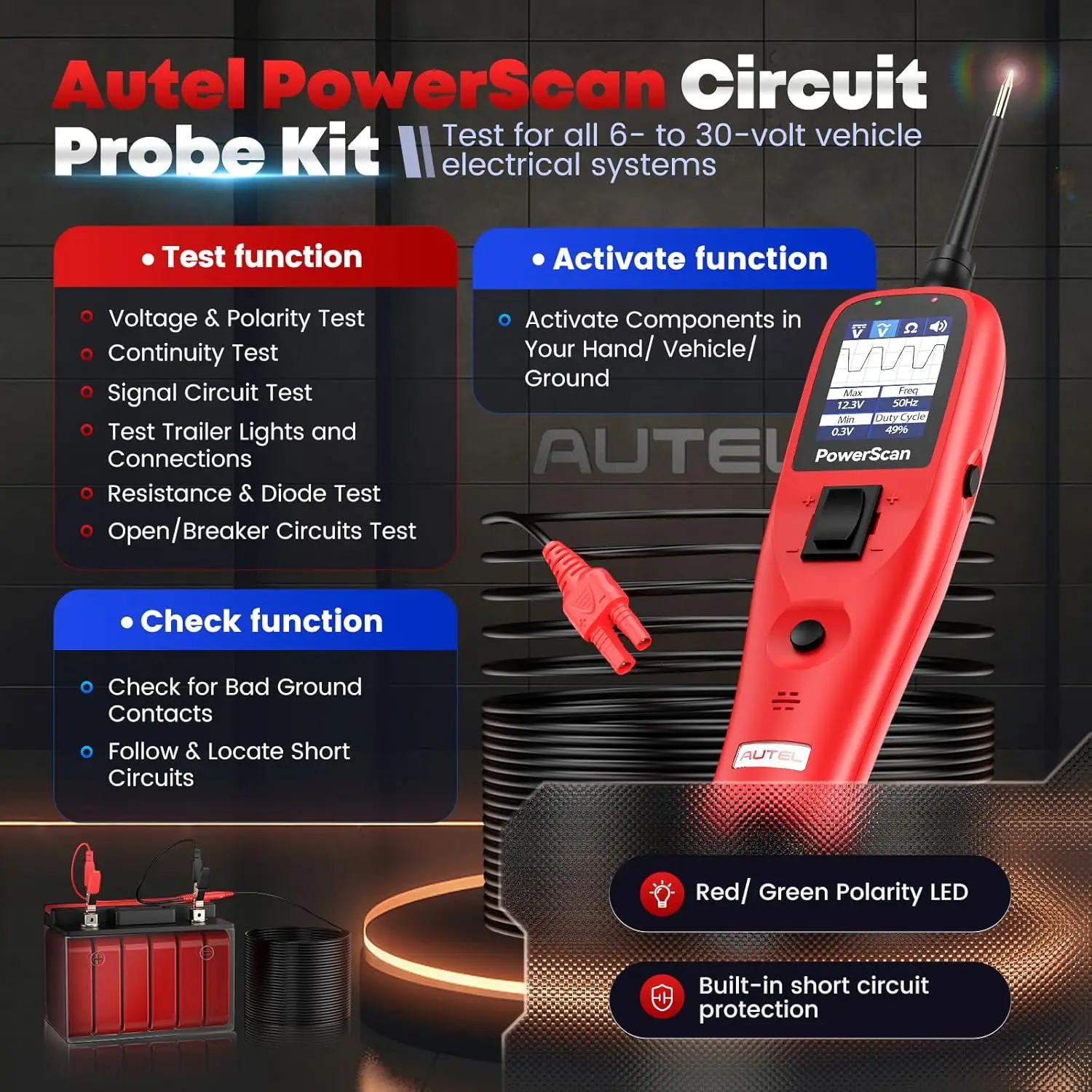 Автомобильный тестер цепей Pow – обзор и цена Circuit Breaker Finder