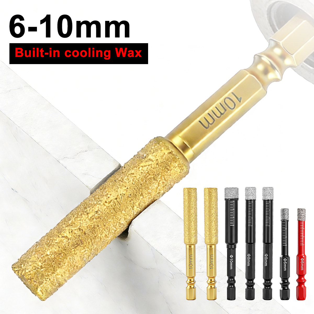    Набор из 7 алмазных короно – обзор и цена Drill Bit Set