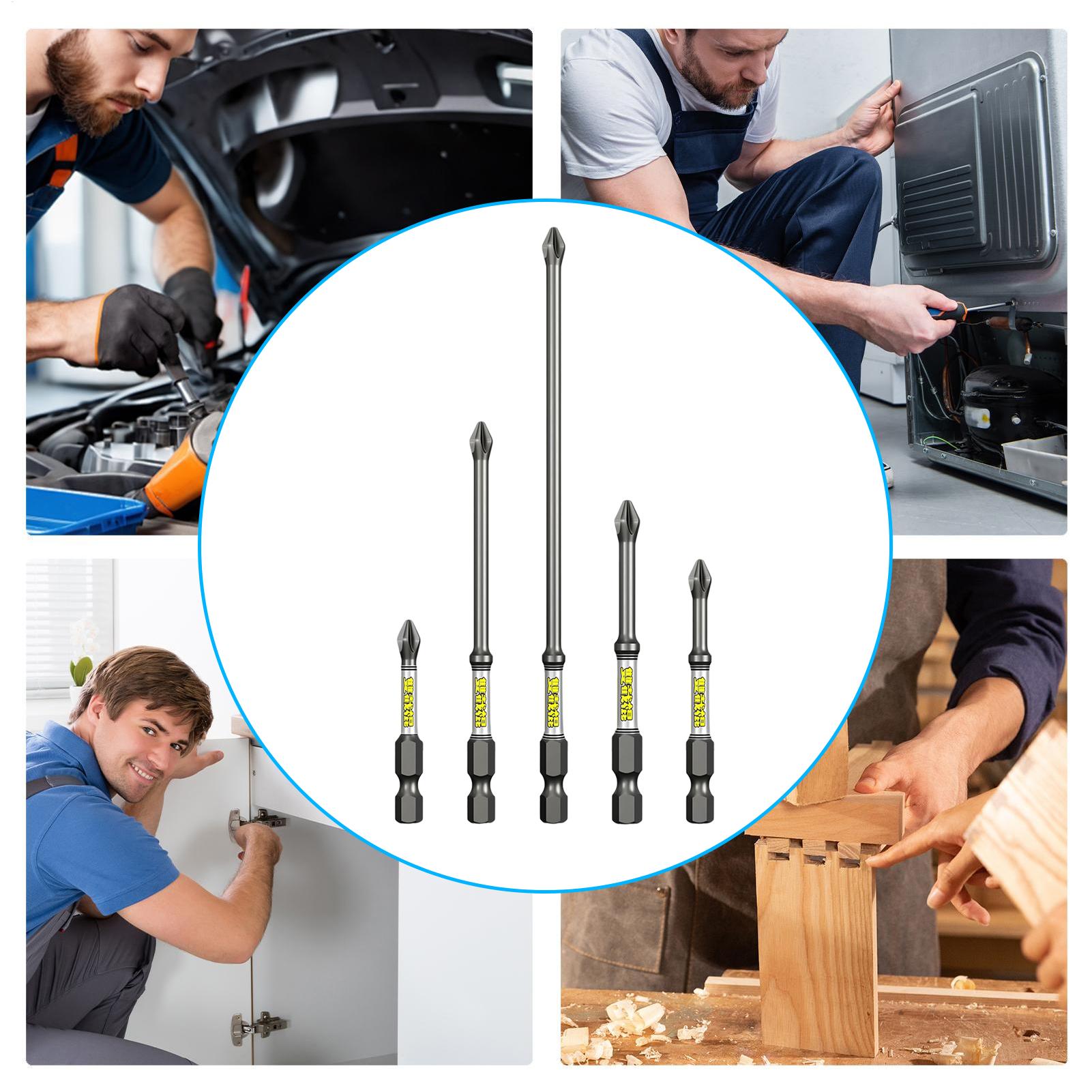 Набор бит для шуруповерта, 5 п – обзор и цена Drill Bit Set