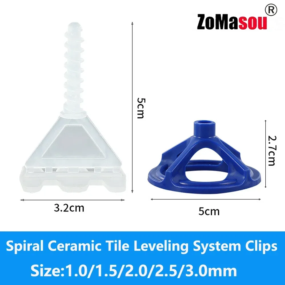50-600 шт., верхняя спираль, с – обзор и цена Tile Leveling Clip